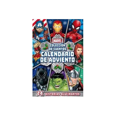 Libros Disney Marvel. Calendario De Adviento Libros Disney Marvel. Calendario De Adviento
