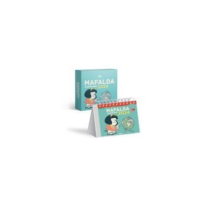 Ediciones Granica S.A. Mafalda 2024, Calendario Escritorio Turquesa Con Caja Ediciones Granica S.A. Mafalda 2024, Calendario Escritorio Turquesa Con Caja