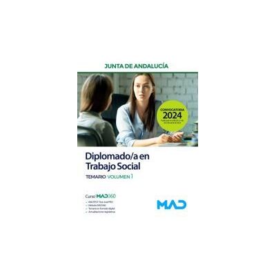 Ed. MAD Diplomado/a En Trabajo Social. Temario Volumen 1. Junta De Andalucía Ed. MAD Diplomado/a En Trabajo Social. Temario Volumen 1. Junta De Andalucía