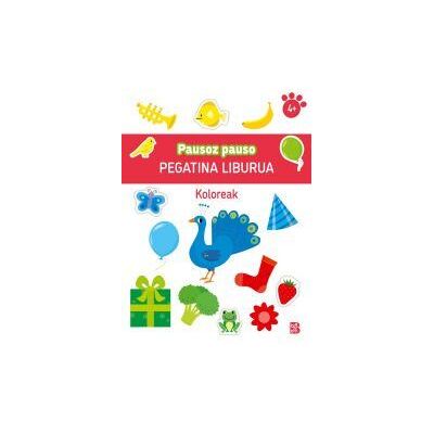 Contenido en Movimiento Pausoz Pauso Pegatina Liburua - Koloreak Contenido en Movimiento Pausoz Pauso Pegatina Liburua - Koloreak