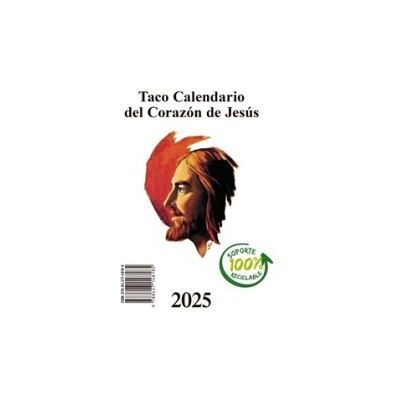 Mensajero, S.A. Taco Calendario Sagrado Corazón 2025 Pared Mensajero, S.A. Taco Calendario Sagrado Corazón 2025 Pared