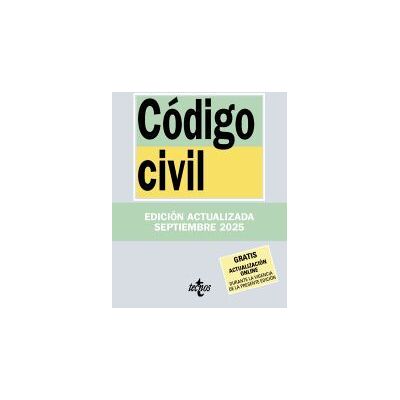 Tecnos Código Civil 2025 (desactualizado) Tecnos Código Civil 2025 (desactualizado)