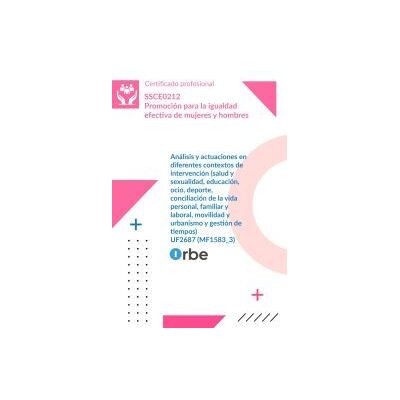 Orbe Uf2687: Análisis Y Actuaciones En Diferentes Contextos De Intervención (salud Y Sexualidad, Educación, Ocio, Deporte, Orbe Uf2687: Análisis Y Actuaciones En Diferentes Contextos De Intervención (salud Y Sexualidad, Educación, Ocio, Deporte,