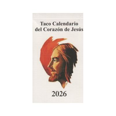 Ediciones Mensajero, S.A. Taco Calendario Del Corazón De Jesús - Clásico - 2026 Ediciones Mensajero, S.A. Taco Calendario Del Corazón De Jesús - Clásico - 2026