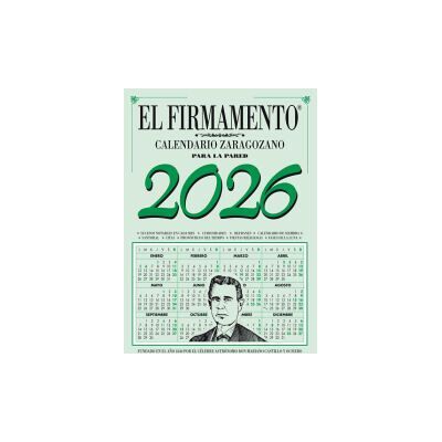 EDITORIAL ZARAGOZANO Calendario Zaragozano De Pared 2026 EDITORIAL ZARAGOZANO Calendario Zaragozano De Pared 2026