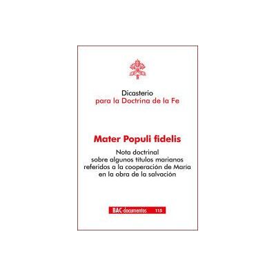 B.A.C. Mater Populi Fidelis B.A.C. Mater Populi Fidelis