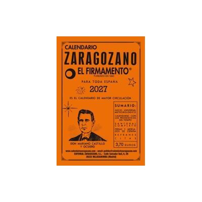 Calendario Zaragozano 2027 Calendario Zaragozano 2027