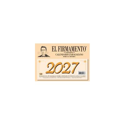Calendario Zaragozano Calendario El Firmamento Nevera 2027 Calendario Zaragozano Calendario El Firmamento Nevera 2027