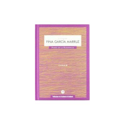 Publicaciones de la Residencia de Estudiantes Voz De Fina Garcia Marruz (+cd) Publicaciones de la Residencia de Estudiantes Voz De Fina Garcia Marruz (+cd)