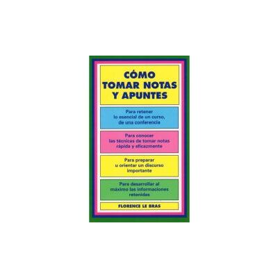 Editorial Iberia, S.A. 476. Como Tomar Notas Y Apuntes Editorial Iberia, S.A. 476. Como Tomar Notas Y Apuntes