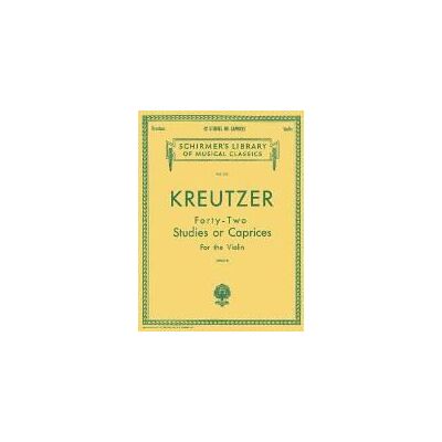 Hal Leonard Kreutzer - 42 Studies Or Caprices Hal Leonard Kreutzer - 42 Studies Or Caprices