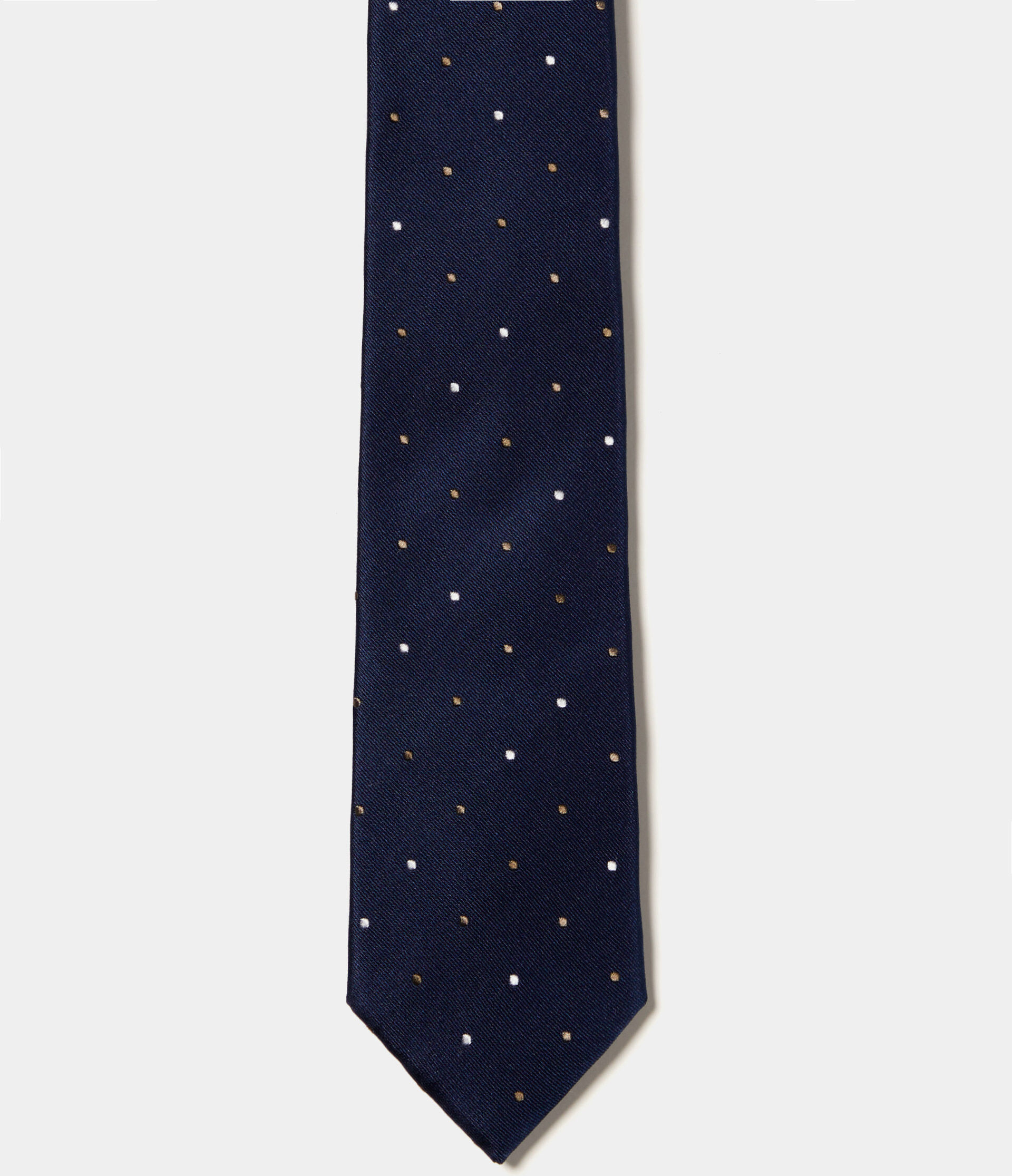 Decenio Corbata de seda Navy