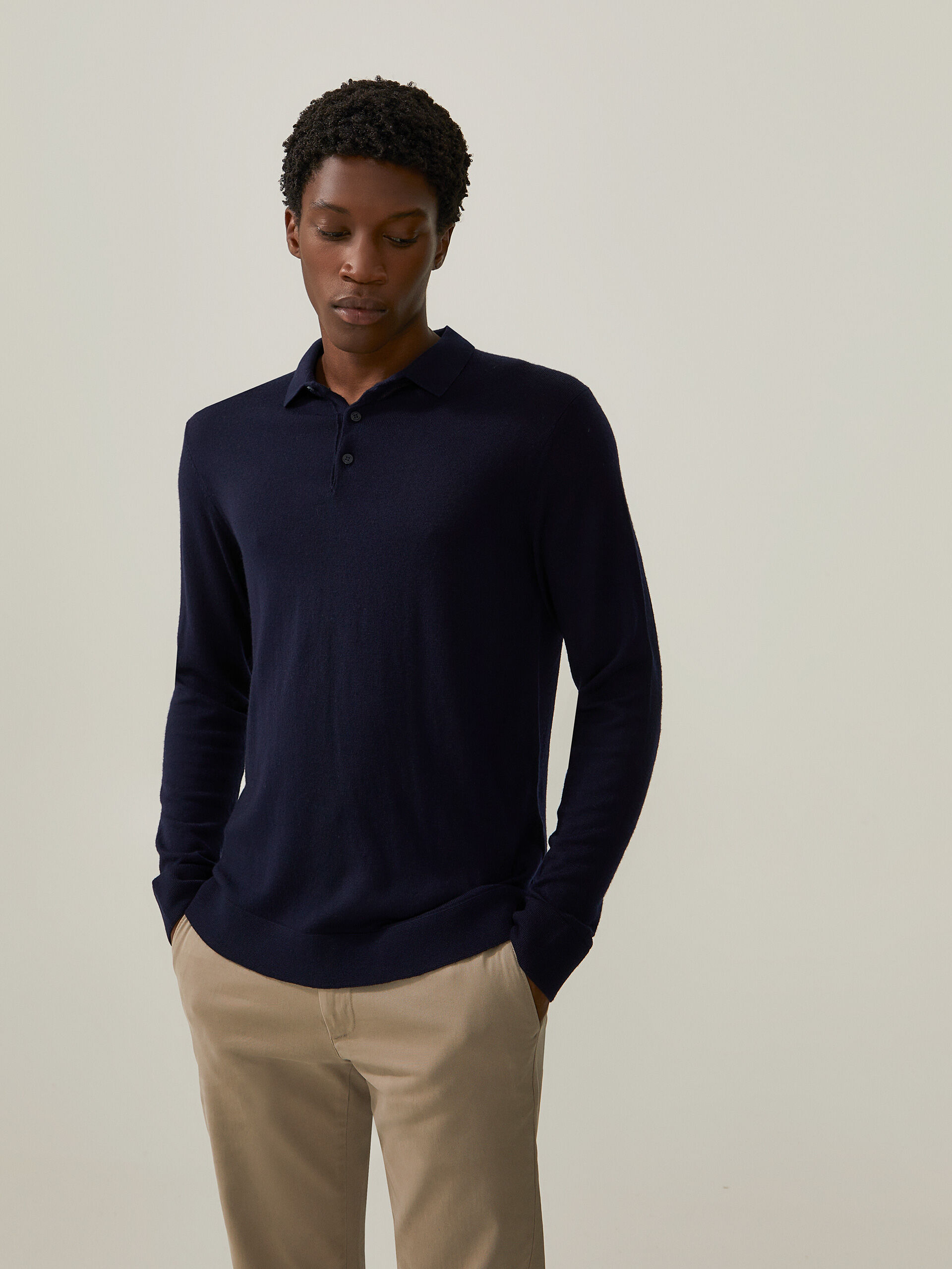 Decenio Polo manga larga Navy