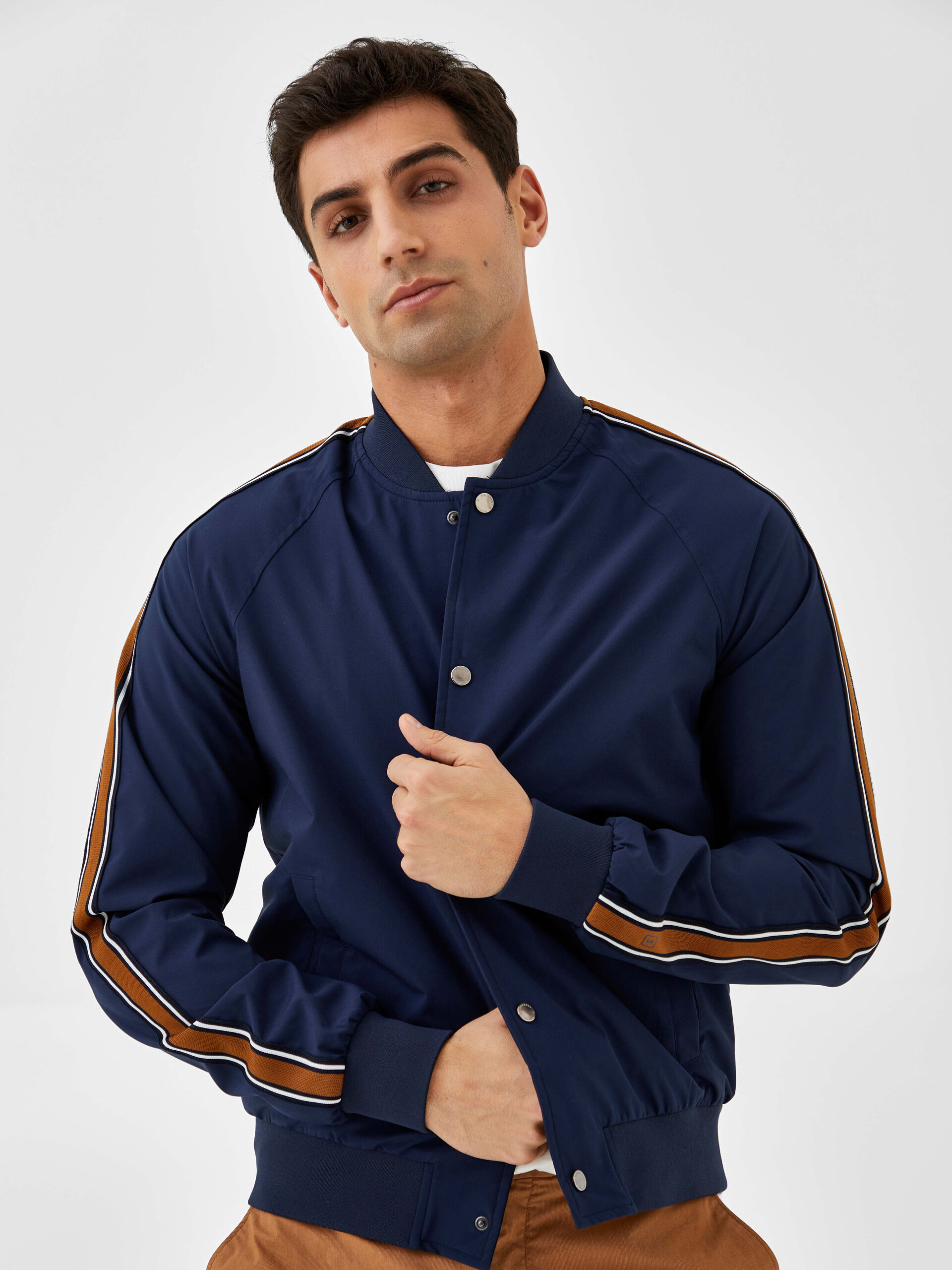 Decenio Chaqueta bomber azul marino Navy