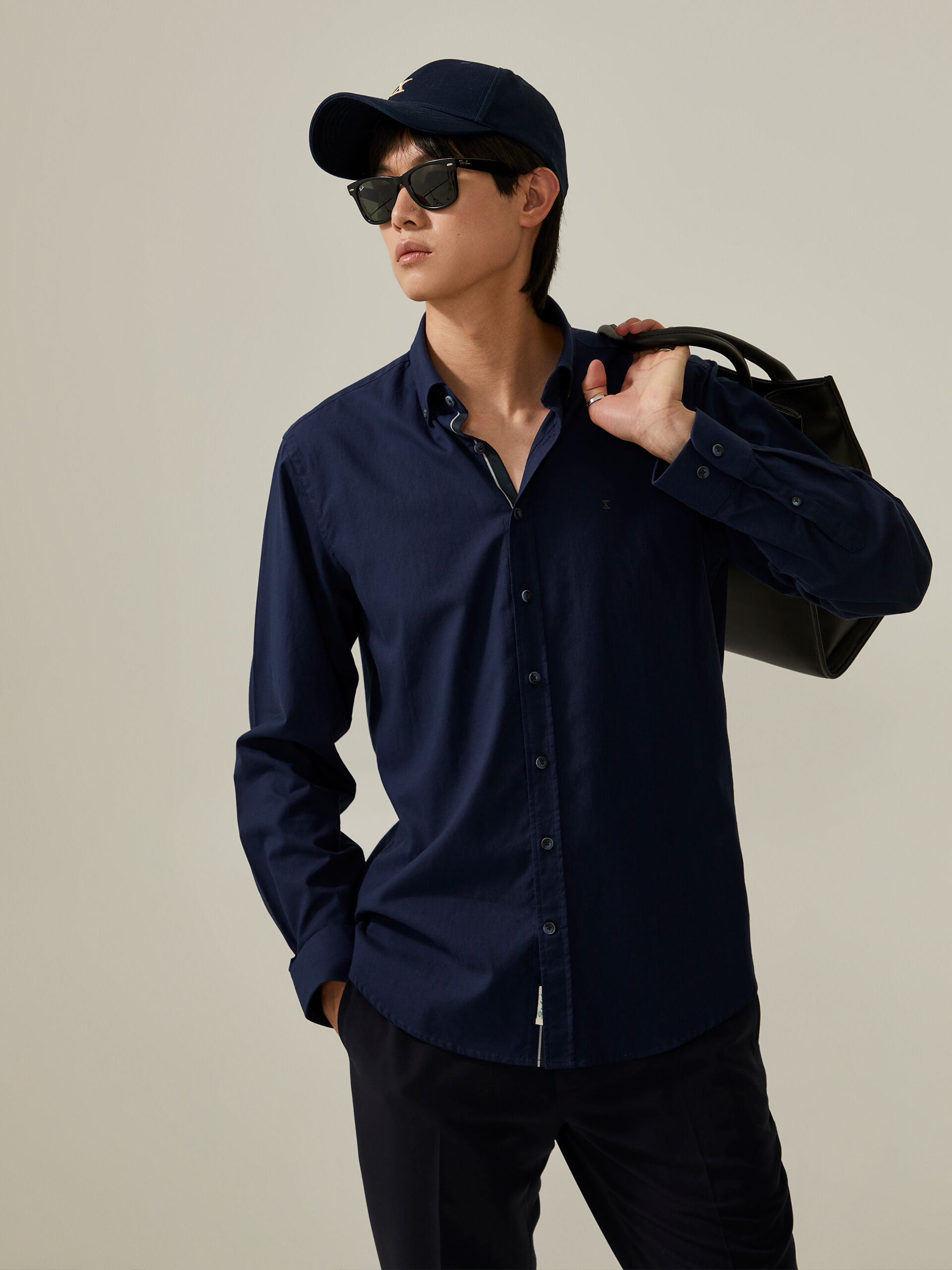 Decenio Camisa regular fit Navy