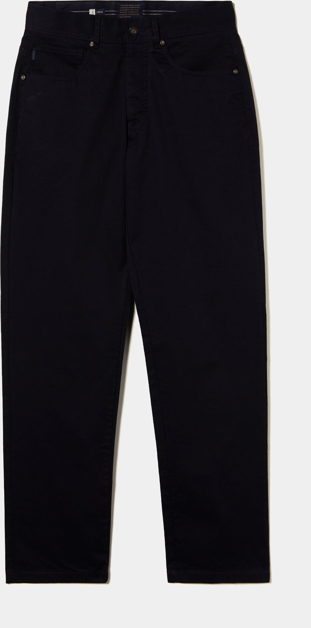 Decenio pantalones de sarga Navy