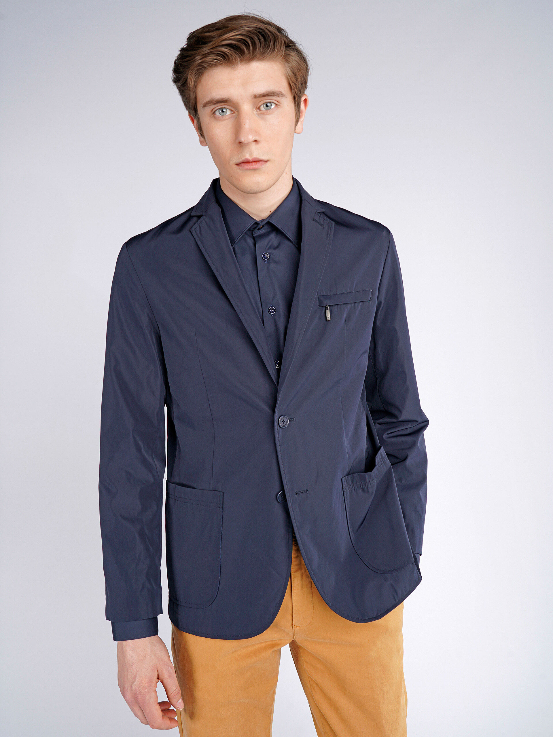 Decenio Chaqueta botones Navy