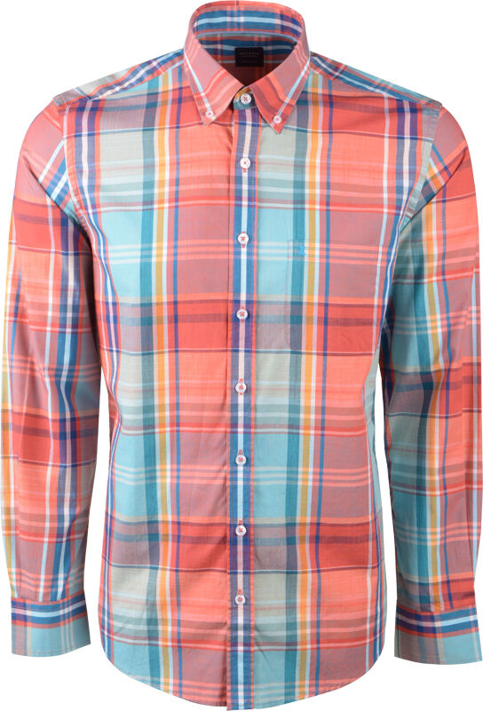 Decenio Camisa regular fit cuadros Verde