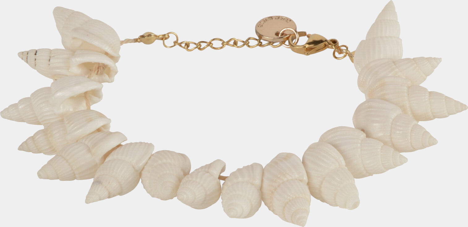 Decenio Pulsera con conchas Crudo