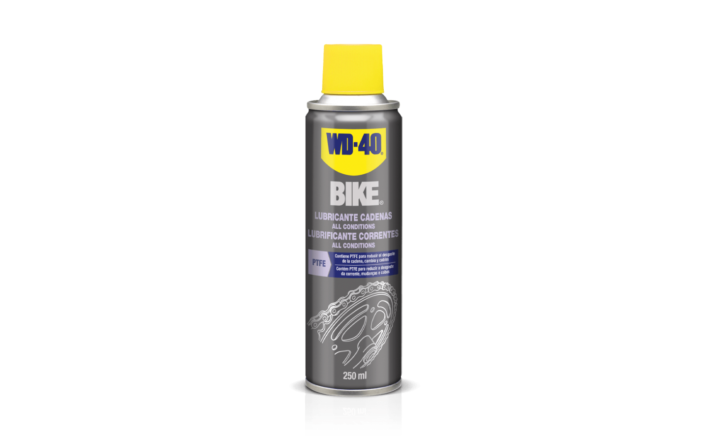 WD-40 Lubricante de Cadenas de Bicicleta All Conditions - Spray 250ml WD-40