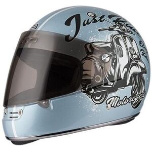 Casco Nzi Street Track 4 Bello Pearl White Brillo  050401A332