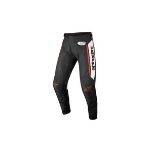 Pantalón Alpinestars Racer Flagship Negro Blanco Rojo  3721322-1231