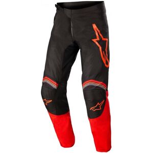 Pantalón Alpinestars Fluid Speed Negro Rojo  3722622-1303