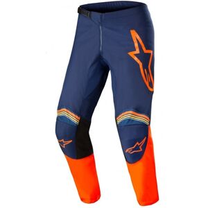 Pantalón Alpinestars Fluid Speed Azul Naranja  3722622-7144