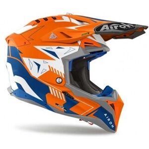 Casco Airoh Aviator 3 Spin Naranja Fluor Mate  AV3SP32