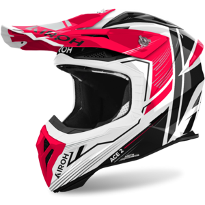 Casco Airoh Aviator Ace 2 Engine Rojo Brillo  AV22E55