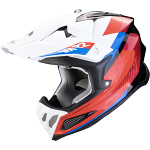 Casco Scorpion Vx 22 Air Beta Negro Rojo Blanco  32-453-101