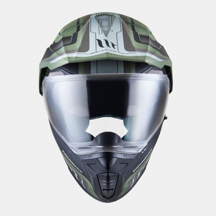 MT Helmets Casco MT Synchrony Duo Sport Tourer Verde Militar Mate/Negro  10853159