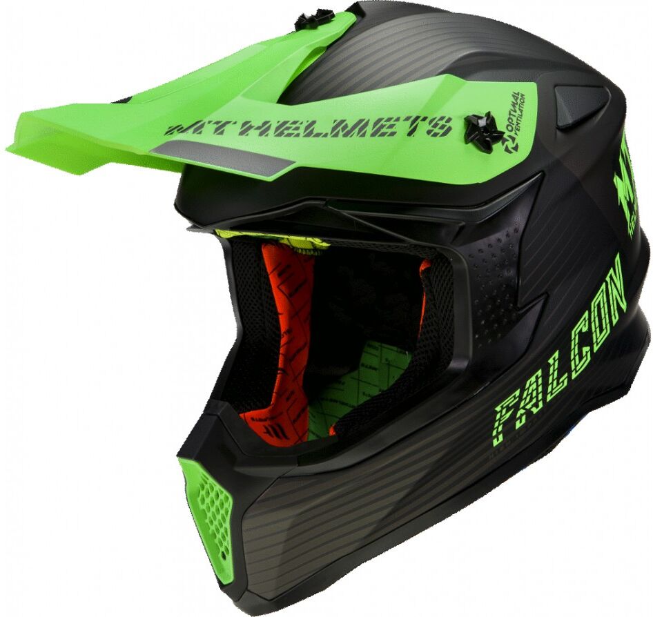 MT Helmets Casco MT Falcon System D6 Verde Mate  111961736