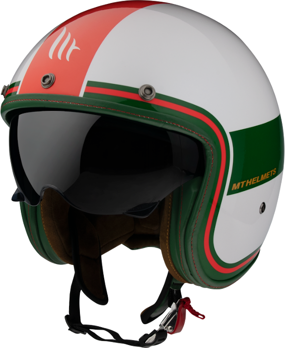 MT Helmets Casco MT Le Mans 2 SV Tant Blanco Verde Perla  12497653503