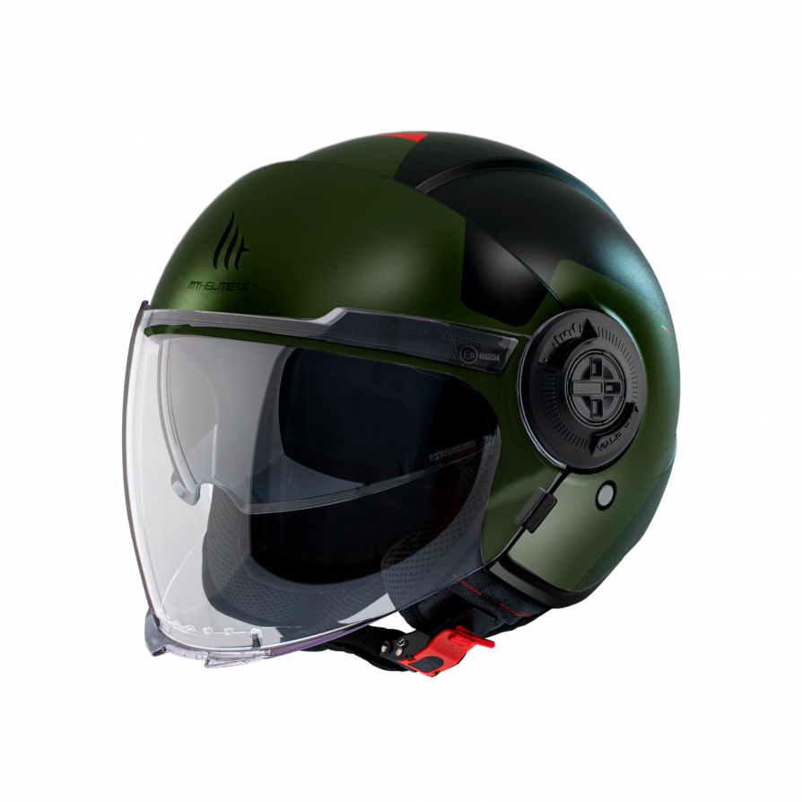 MT Helmets Casco Mt Viale Sv S Beta A6 Verde Mate  1325431063