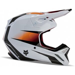 Casco Fox V1 Flora Blanco Negro  31372-058