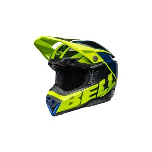 Bell Casco Bell Moto-10 Spherical Sliced Mate Brillo Retina Azul  8008981001