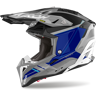 Casco Airoh Aviator 3 Saber Azul Brillo  AV3SA18