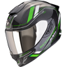 Casco Scorpion Exo 1400 Evo 2 Carbon Air Mirage Negro Verde  140-440-69