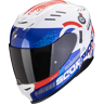 Casco Scorpion Exo 520 Evo Air Titan Blanco Azul Rojo  172-448-236