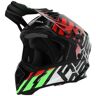 Casco Acerbis Steel Carbon Verde Rojo  0025047.379