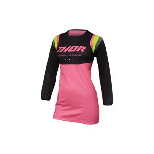 Camiseta Thor Mujer Pulse Rev Charcoal Rosa Fluor  29110237