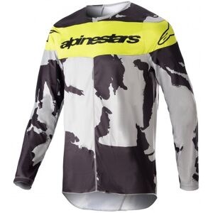 Camiseta Alpinestars Rcaer Tactical Cast Gris Camo Amarillo Fluor  3761223-9255