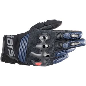 Guantes Alpinestars Halo Leather Azul Negro  3504822-7109