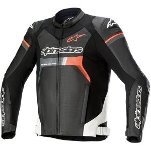 Chaqueta Alpinestars Gp Force Leather Airflow Negro Blanco Rojo  3100722-1231