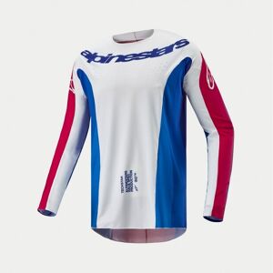 Camiseta Alpinestars Techstar Pneuma Azul Rojo Blanco  3766924-736