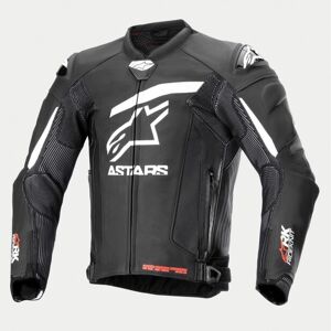 Chaqueta Alpinestars Gp Plus R V4 Rideknit Cuero Blanco Negro  3100324-12