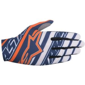 Guantes motocross Alpinestars dune gloves azul marino turquesa naranja 2016  356