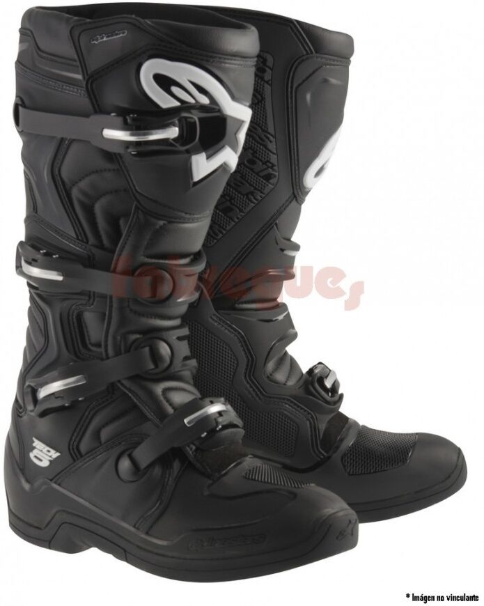 Botas motocross Alpinestars tech 5 negro as15  2015015-10