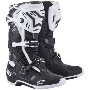 Botas Alpinestars Tech 10 Negro Blanco  2010020-12